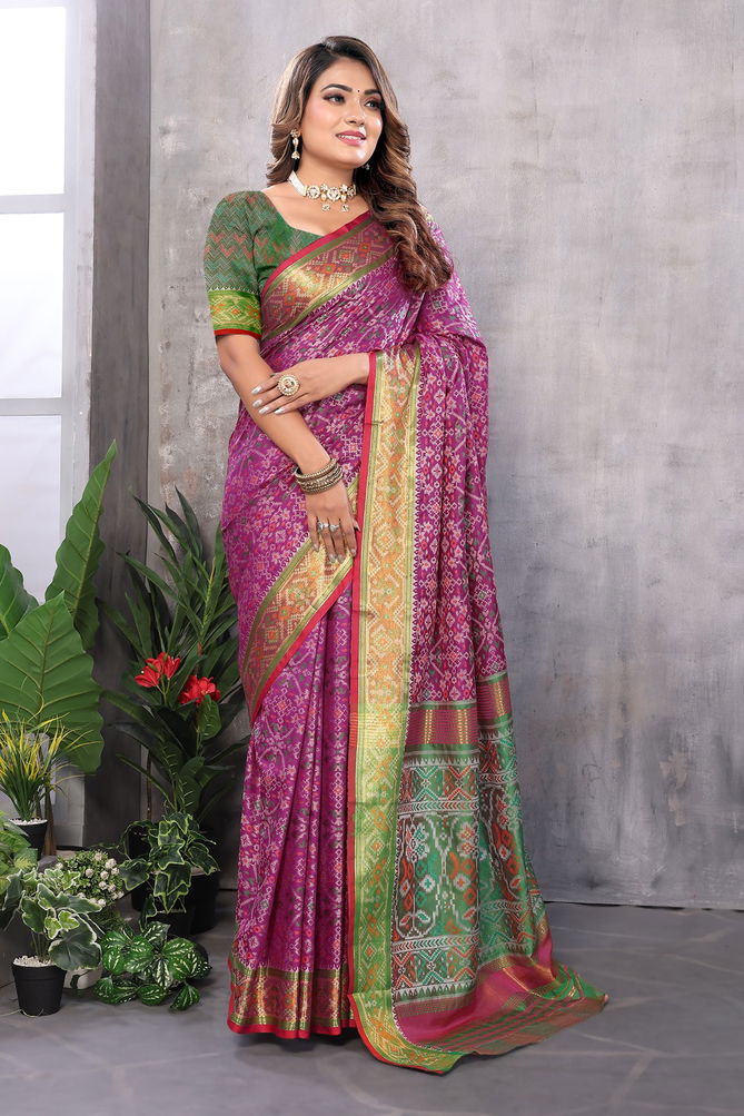 SRC Radha Rani Soft Weaving Patola Wedding Sarees Wholesale Price In Surat